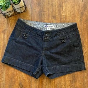Dark Jean shorts